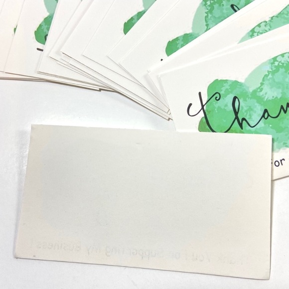 25 Thank You Cards. Small Business Cards. Shipping Supplies. Product Packaging - Picture 6 of 8